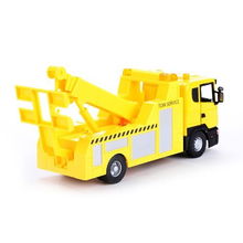 精致收藏 俊基奧圖美1:43消防工程市政卡車系列黃色拖車6628汽車拖車模型